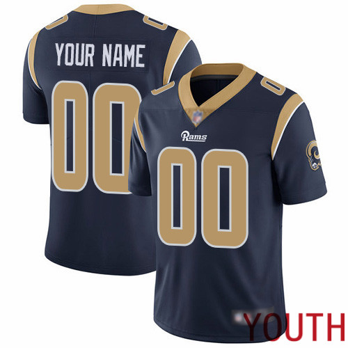 Limited Navy Blue Youth Home Jersey NFL Customized Football Los Angeles Rams Vapor Untouchable
